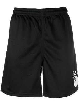 Stüssy logo-print track shorts - Black