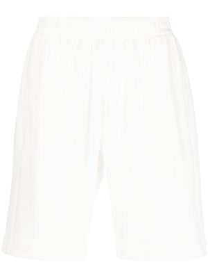 STYLAND cotton bermuda track shorts - White