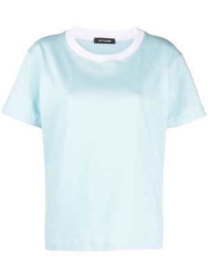 STYLAND drop-shoulder cotton T-shirt - Blue