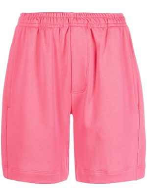 STYLAND elasticated-waistband organic-cotton shorts - Pink