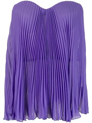 STYLAND fully pleated sleeveless blouse - Purple