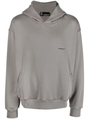 STYLAND graphic-print organic-cotton hoodie - Grey