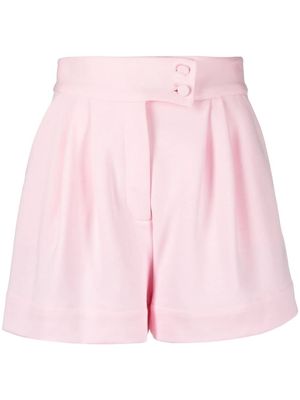 Styland high-waist flared tailored shorts - Pink