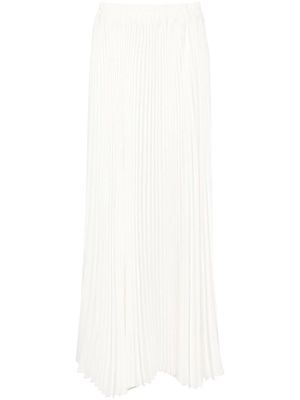 STYLAND high-waist pleated midi skirt - White