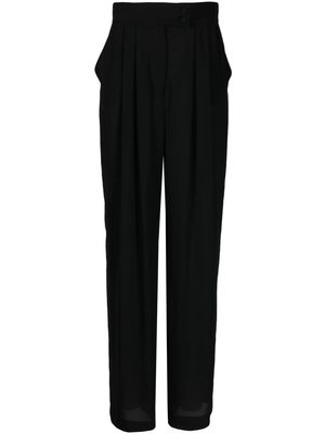 STYLAND high-waist wide-leg trousers - Black