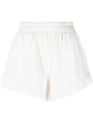 STYLAND high-waisted organic-cotton shorts - White