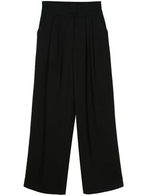 STYLAND high-waisted straight trousers - Black