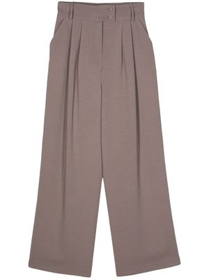 STYLAND high-waisted straight trousers - Grey