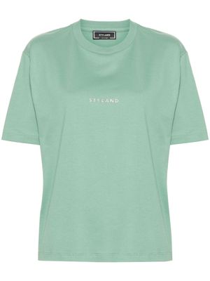 STYLAND logo-print cotton T-shirt - Green