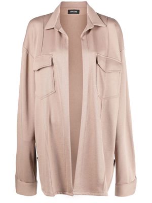 STYLAND long-sleeved cotton shirt - Neutrals