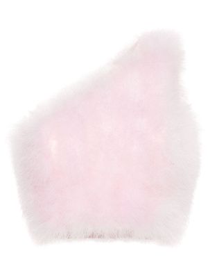 STYLAND one-shoulder cropped top - Pink