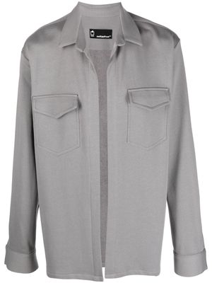 STYLAND open-front organic cotton jacket - Grey