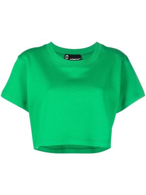 STYLAND organic-cotton cropped T-shirt - Green