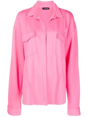 STYLAND oversized shirt jacket - Pink