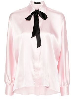 STYLAND satin silk shirt - Pink