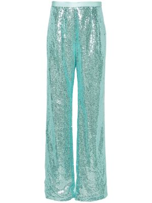 STYLAND sequin-embellished trousers - Blue