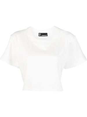 STYLAND short-sleeve cropped T-shirt - White