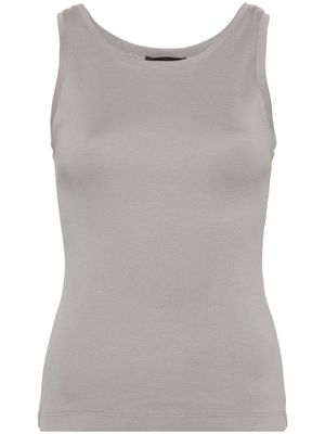 STYLAND sleeveless ribbed tank top - Grey