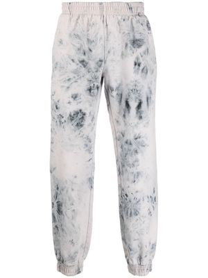 Styland tie-dye tapered joggers - Grey