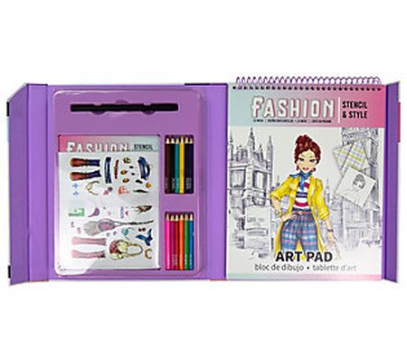 Style Me Up Fashion Stencil and Style Kids Art Kit