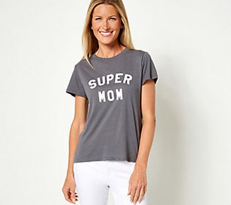 Sub Urban Riot Women's Knit "Super Mom" Graphic Tee