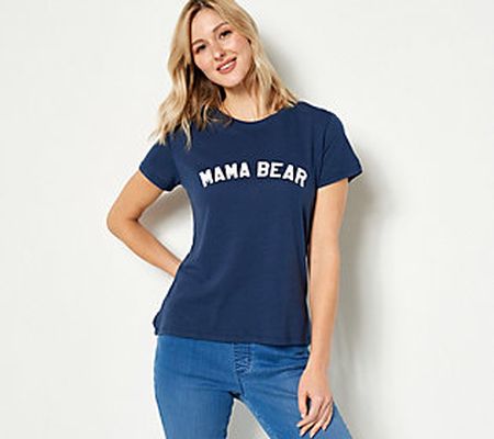 Sub_Urban Riot Women's Knit "Mama Bear" Graphic Tee