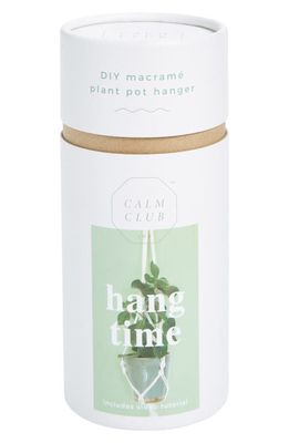 Suck UK Hang Time Macramé Planter Kit in White