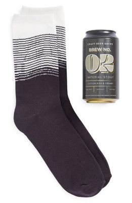 Suck UK Imperial Stout Canned Socks in Black