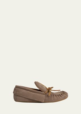 Suede Moccasin Flats