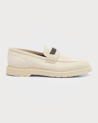 Suede Monili Casual Loafers