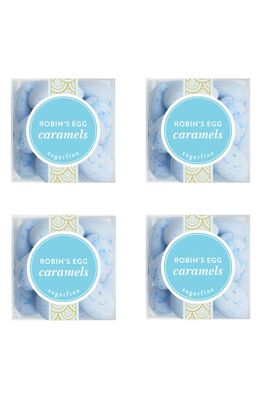 sugarfina Set of 4 Robin's Egg Caramels Candy Cubes