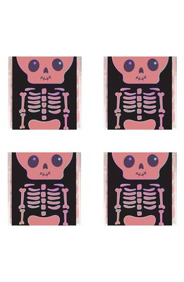 sugarfina Skeleton Sugar Skulls Set of 4 Small Candy Cubes