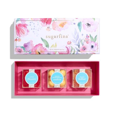 Sugarfina Watercolor - 3-Piece Candy Bento Box Set in
