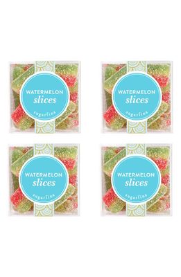 sugarfina Watermelon Slice Set of Candy Cubes in Blue