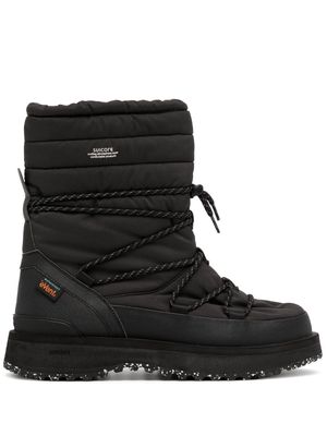 Suicoke BOWER quilted snow boots - Black