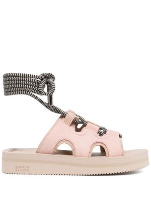 Suicoke cut-out ankle strap sandals - Pink