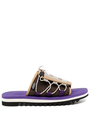 Suicoke DAO-2 drawstring-strap sandals - Purple