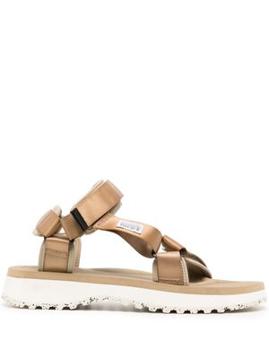 Suicoke Depa-2TRab logo-patch sandals - Brown