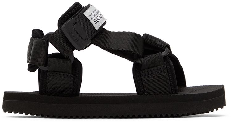 Suicoke Kids Black DEPA-2 Sandals