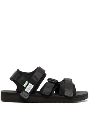 Suicoke Kisee-Cab logo-patch sandals - Black