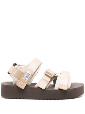 Suicoke Kisee-VPO flatform sandals - Neutrals