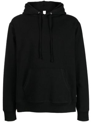 Suicoke logo-print cotton hoodie - Black