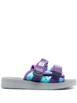 Suicoke Moto-Cab touch-strap sandals - Purple