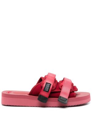 Suicoke open-toe touch-strap sandals - Red