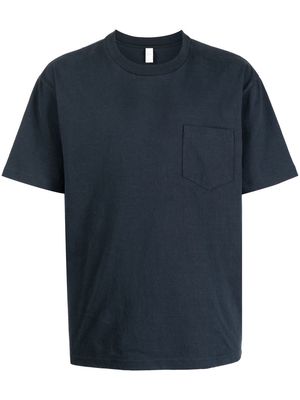 Suicoke Pocket-detail cotton T-shirt - Blue