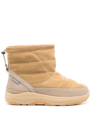 Suicoke quilted ankle boots - Brown