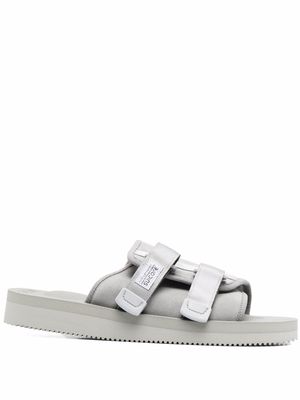 Suicoke touch-strap slip-on sandals - GRAY 19
