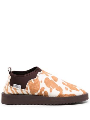 Suicoke VHL animal-print shoes - Brown