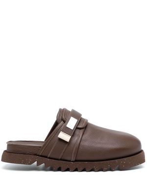 Suicoke x Marsell Zavo leather mules - Brown