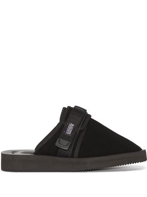 SUICOKE ZAVO-VS suede sandals - Black